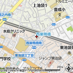 東京都豊島区東池袋2丁目53-10周辺の地図