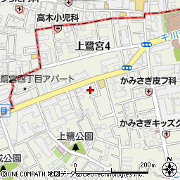 東京都中野区上鷺宮4丁目周辺の地図