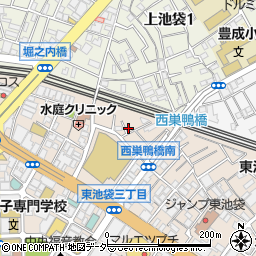 東京都豊島区東池袋2丁目54-19周辺の地図