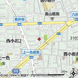 東京都江戸川区西小岩2丁目16-16周辺の地図