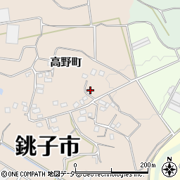 千葉県銚子市高野町58周辺の地図
