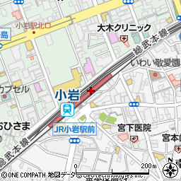 中真堂小岩本店周辺の地図