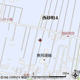 東京都立川市西砂町4丁目32周辺の地図