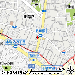 新三陽田端店周辺の地図