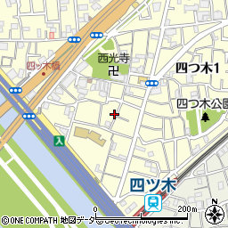 東京都葛飾区四つ木1丁目10-10周辺の地図