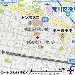 中野酸工株式会社　荒川営業所周辺の地図