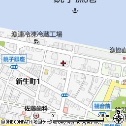 千葉県銚子市新生町1丁目20-34周辺の地図
