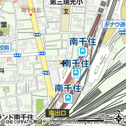 デニーズ南千住駅前店周辺の地図