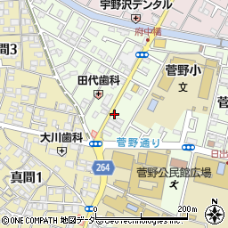 菅野コーポ周辺の地図