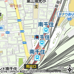 バーガーキング 南千住駅前店周辺の地図