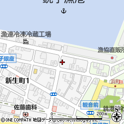 千葉県銚子市新生町1丁目36-25周辺の地図