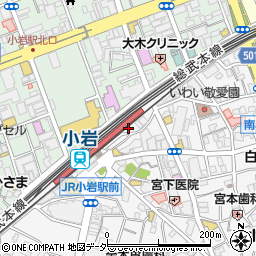 平禄寿司 東京江戸川小岩南口店周辺の地図