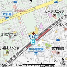 東京都江戸川区西小岩1丁目24周辺の地図
