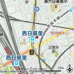 東京都荒川区西日暮里5丁目31-6周辺の地図