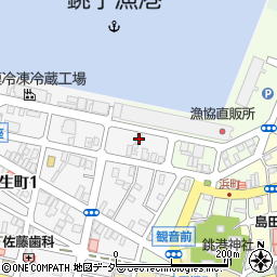 千葉県銚子市新生町1丁目36-33周辺の地図