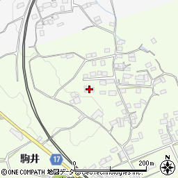 山梨県韮崎市藤井町駒井966周辺の地図