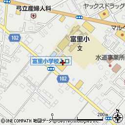 千葉県富里市七栄722周辺の地図