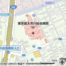 東京歯科大学市川総合病院周辺の地図