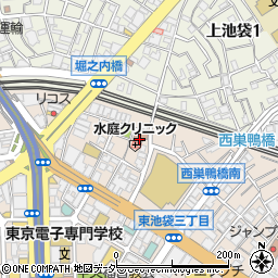 社団法人豊島区シルバー人材センター　登録制自転車置場更新事務所周辺の地図