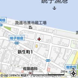 千葉県銚子市新生町1丁目20-25周辺の地図
