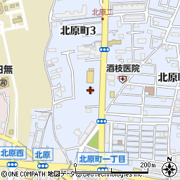 幸楽苑田無店周辺の地図