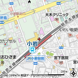 東京都江戸川区西小岩1丁目24-16周辺の地図