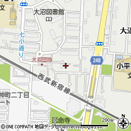 東京都小平市大沼町7丁目15周辺の地図