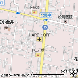 オフハウス　花小金井店周辺の地図