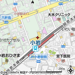 東京都江戸川区西小岩1丁目24-1周辺の地図