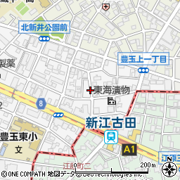 東京都練馬区豊玉北1丁目周辺の地図