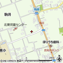 山梨県韮崎市藤井町駒井2477-4周辺の地図