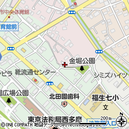 東京都福生市福生2973-7周辺の地図