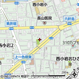 東京都江戸川区西小岩2丁目19周辺の地図