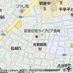 東京都豊島区長崎5丁目28周辺の地図