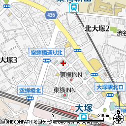 大塚山田眼科クリニック周辺の地図