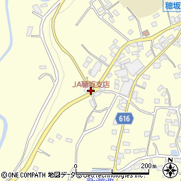 JA穂坂支店周辺の地図