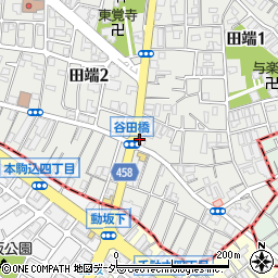 ファミリーマート田端一丁目店周辺の地図