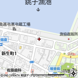 千葉県銚子市新生町1丁目36-49周辺の地図