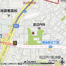 東京都豊島区池袋3丁目5-7周辺の地図
