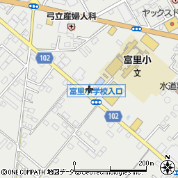 千葉県富里市七栄655周辺の地図