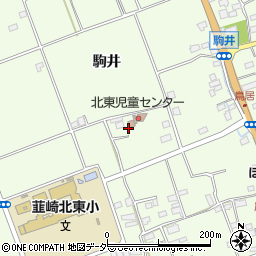 山梨県韮崎市藤井町駒井周辺の地図