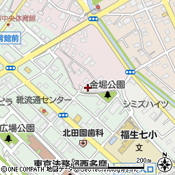 東京都福生市福生2973-8周辺の地図