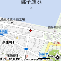 千葉県銚子市新生町1丁目36-47周辺の地図