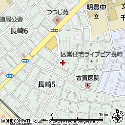 東京都豊島区長崎5丁目22周辺の地図