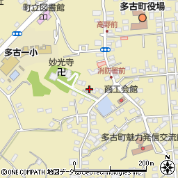 千葉県香取郡多古町多古2523周辺の地図