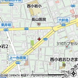 東京都江戸川区西小岩2丁目19-20周辺の地図