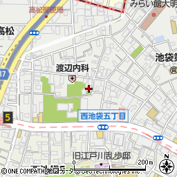東京都豊島区池袋3丁目5-30周辺の地図