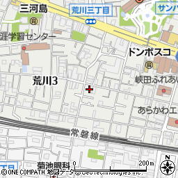 丸山精肉店周辺の地図