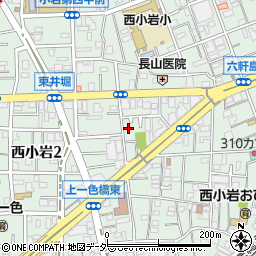 東京都江戸川区西小岩2丁目19-5周辺の地図