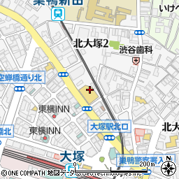 ホワイト急便　大塚店周辺の地図